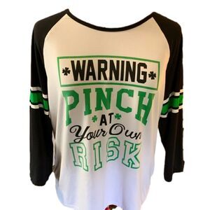 Celebrate it: St. Patrick’s Day Shirt. White,green & black size XL